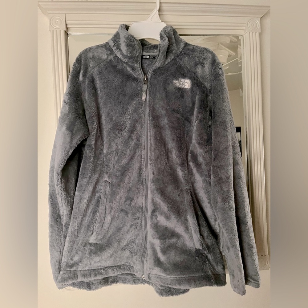 North face fleece zip up jacket